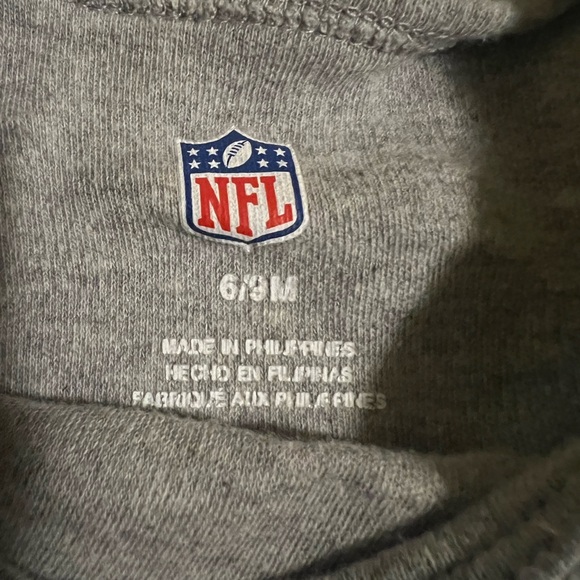 SEAHAWKS NFL Baby One Piece Set - Gray and Blue - Picture 4 of 5